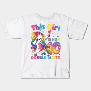 It's My 10th Birthday Shirt This Girl Is Now 10 Years Old Kids T-Shirt